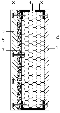 Manufacturing process of light prefabricated assembly type external wallboard