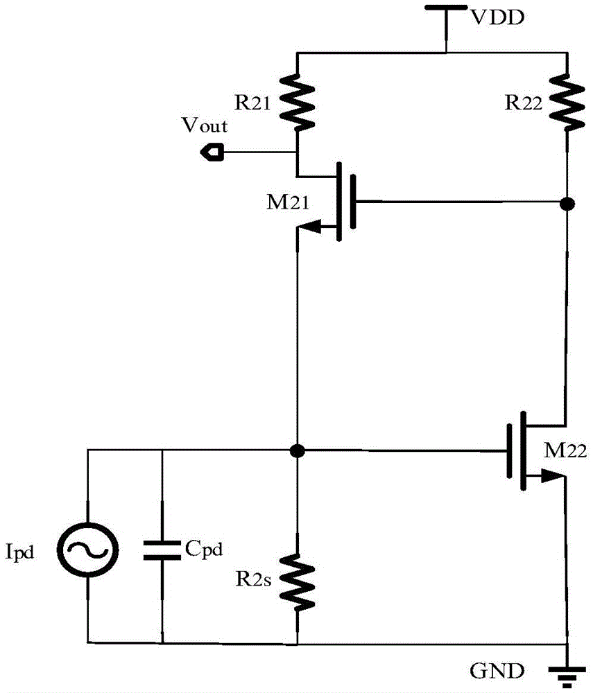 High-speed fully-differential noise reduction device for CMOS optical receivers