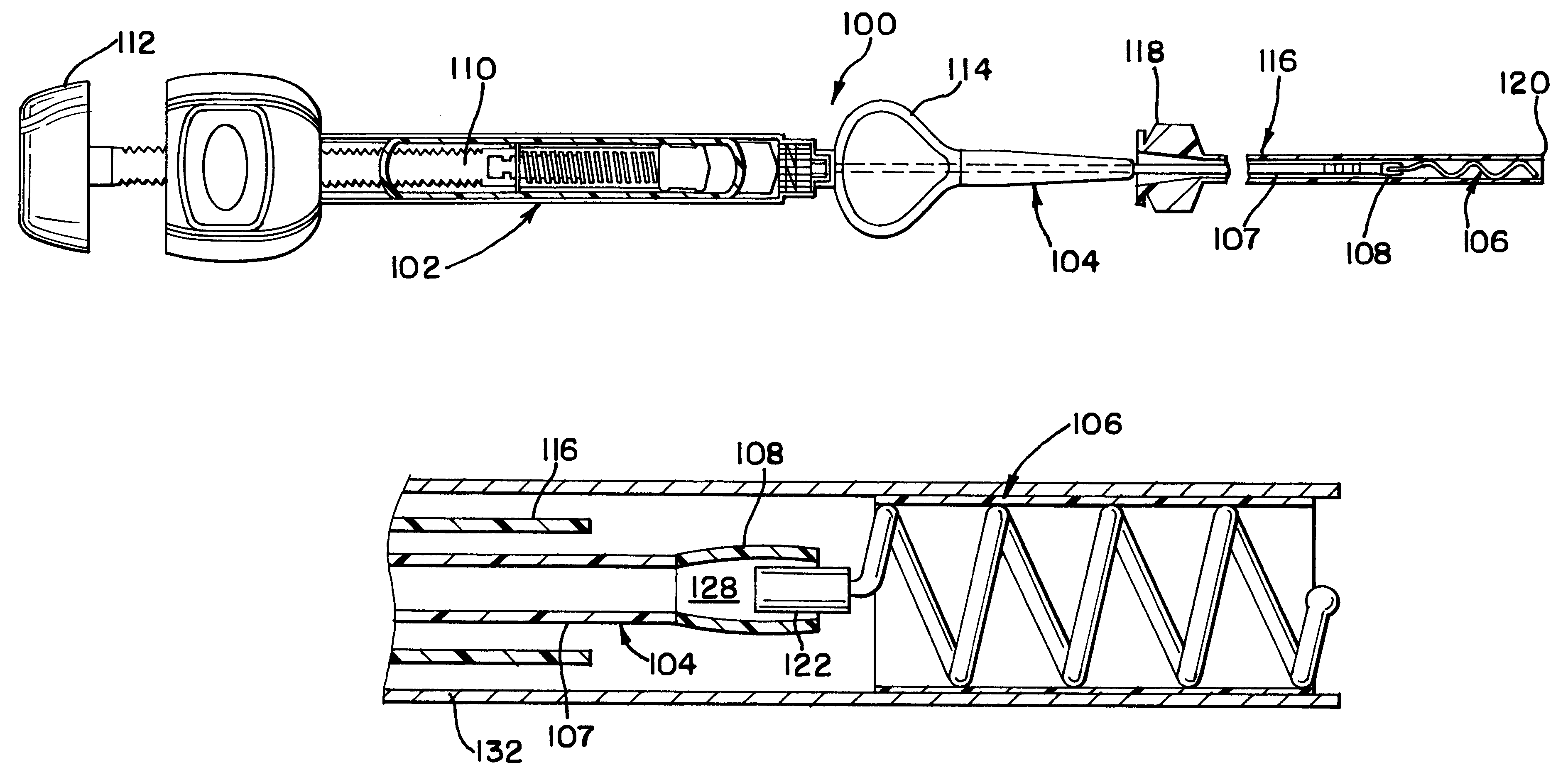 Hydraulic stent deployment system