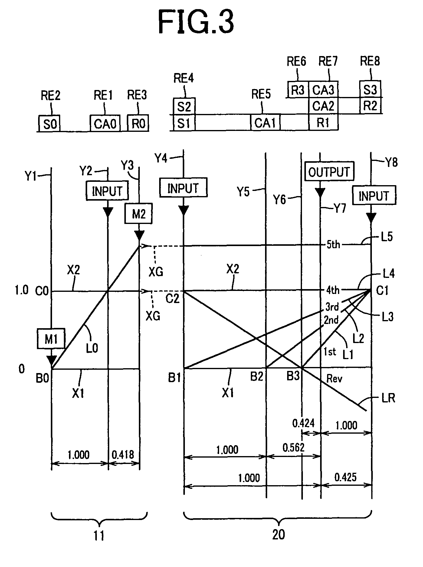 Control device for vehicular power transmitting apparatus