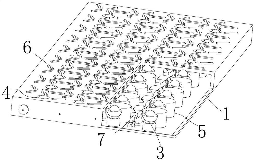 Box type transport vehicle supporting plate convenient to load