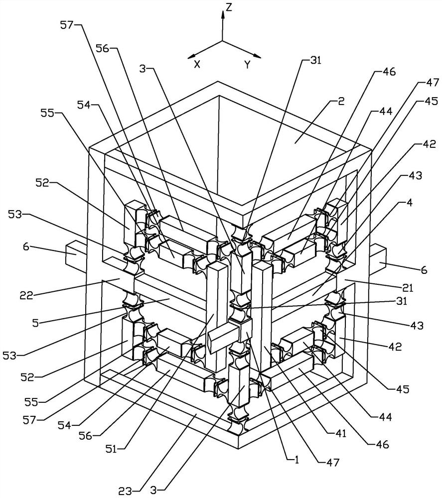 Two-degree-of-freedom self-decoupling large-rigidity large-stroke piezoelectric quick servo tool rest