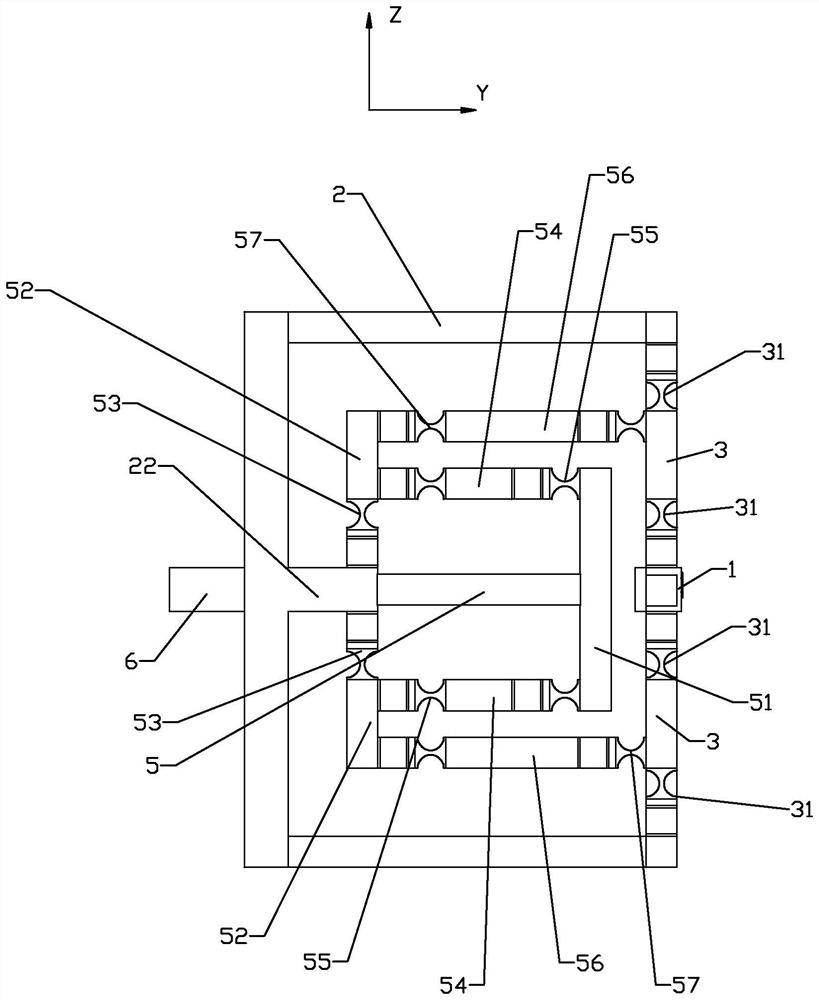 Two-degree-of-freedom self-decoupling large-rigidity large-stroke piezoelectric quick servo tool rest