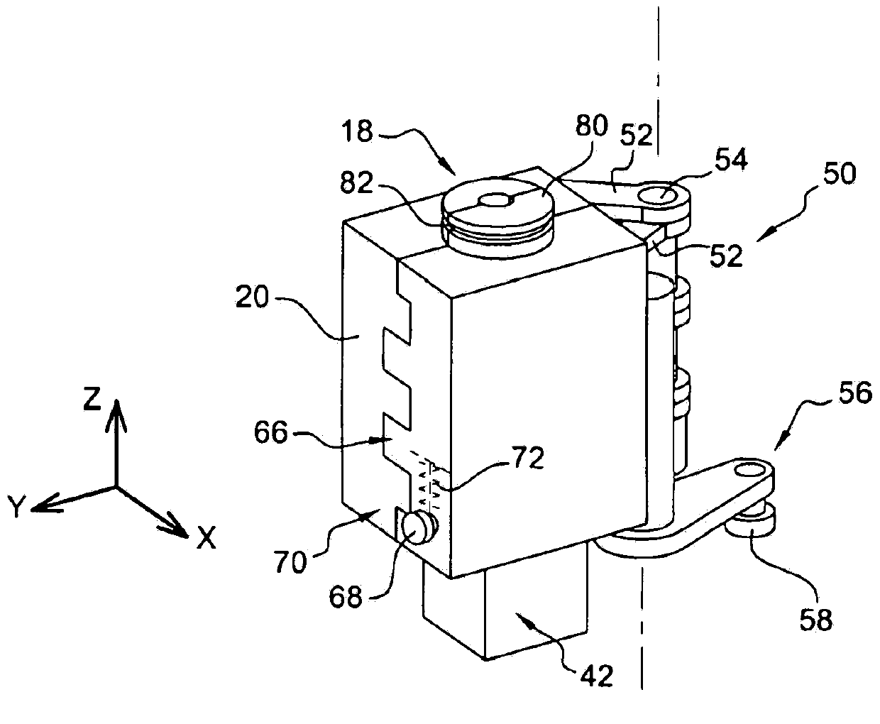 System for aiding in the replacement of a mould of a molding unit of a machine for manufacturing containers