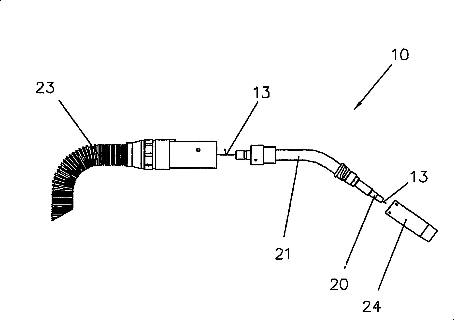 Method of cleaning a contact tube of a welding torch, and a welding torch and contact tube