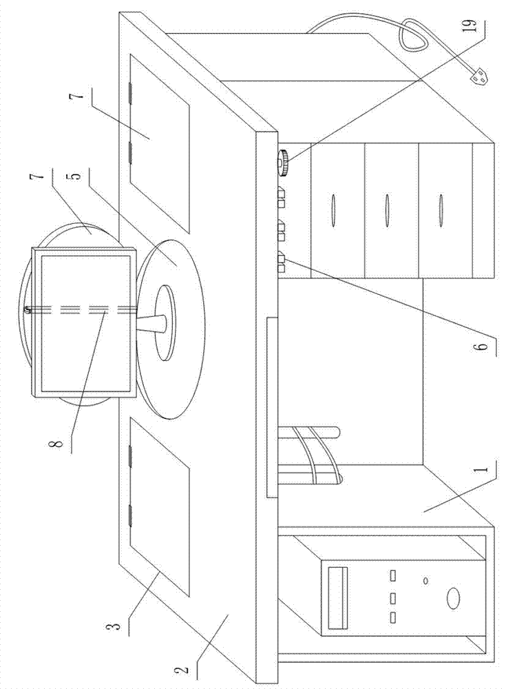 Desk capable of regulating desktop space