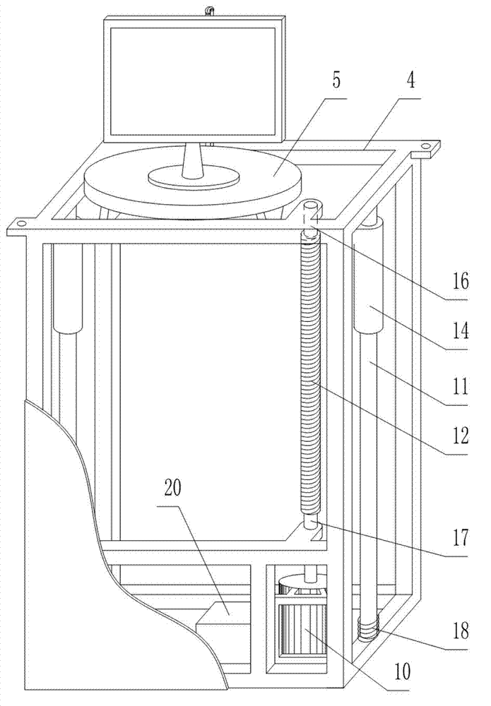 Desk capable of regulating desktop space