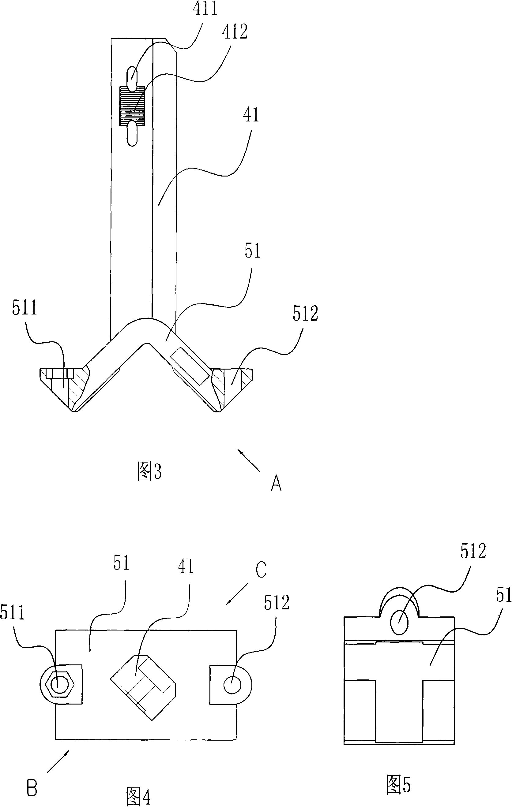 Forced action mixer with adjustable stirring unit