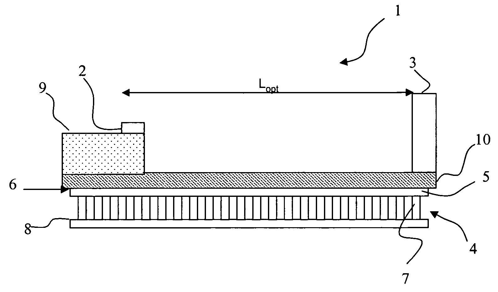 Misalignment Prevention in an External Cavity Laser Having Temperature Stabilisation of the Resonator and the Gain Medium