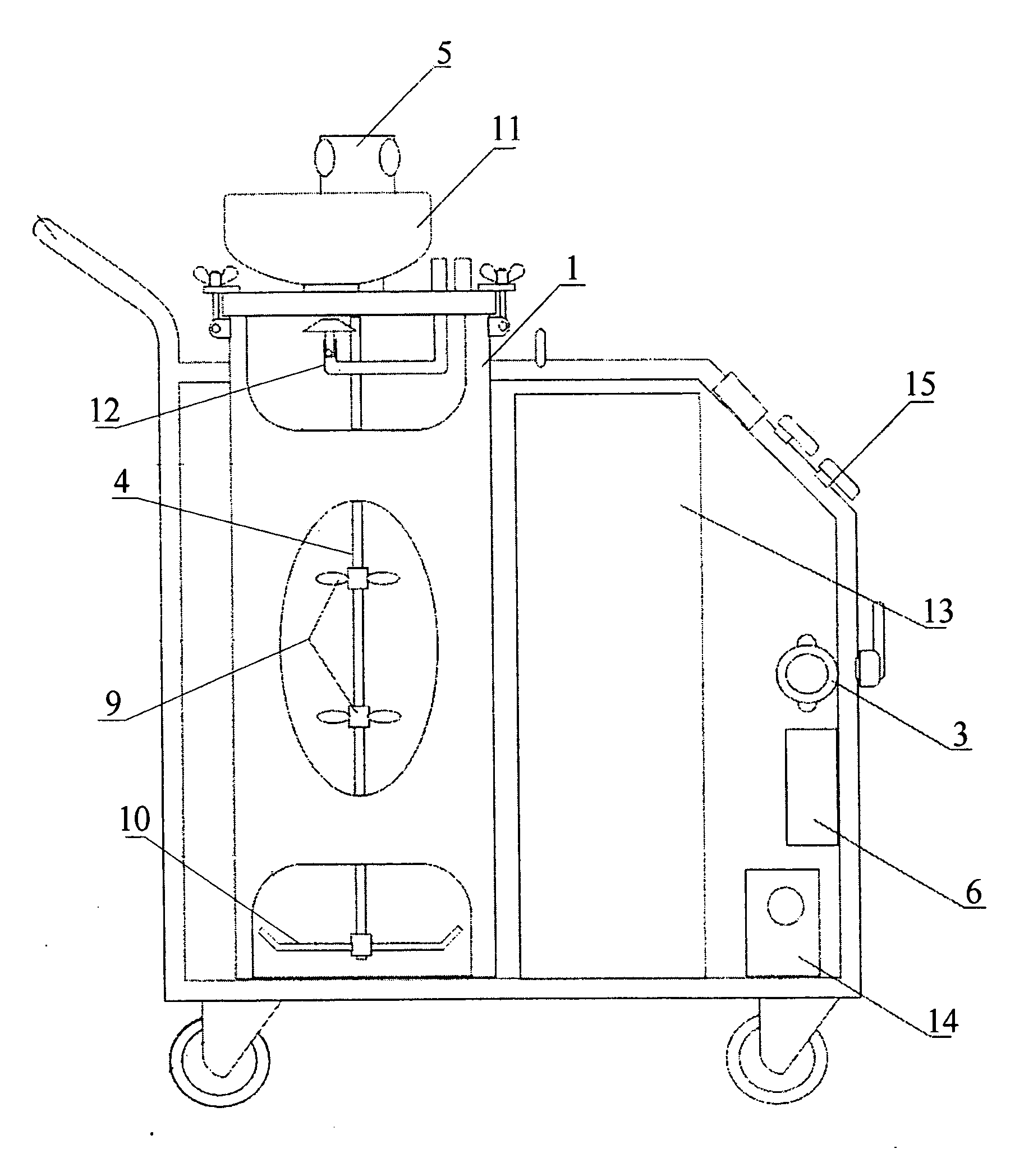 Apparatus for aerohydrodynamic abrasive cleaning of surfaces, sprayer for the same, and method for aerohydrodynamic abrasive cleaning of surfaces