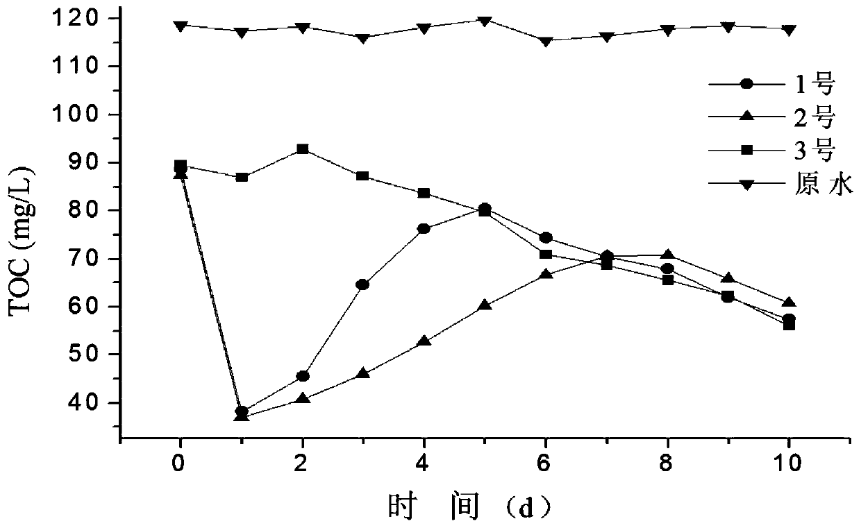 Preparation method of salt-tolerant biological agent and adding method thereof