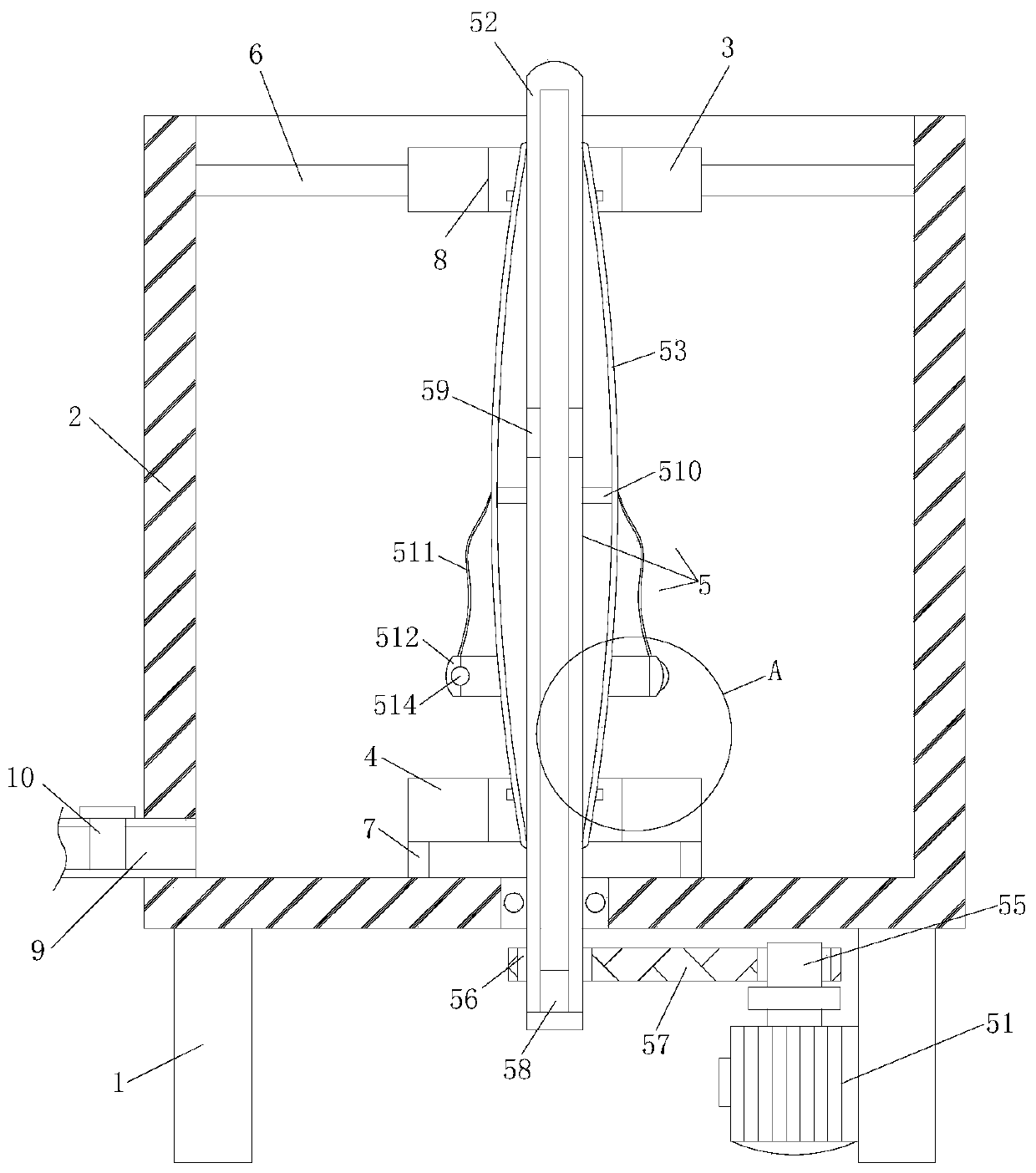 Tow printing and dyeing device for textile processing