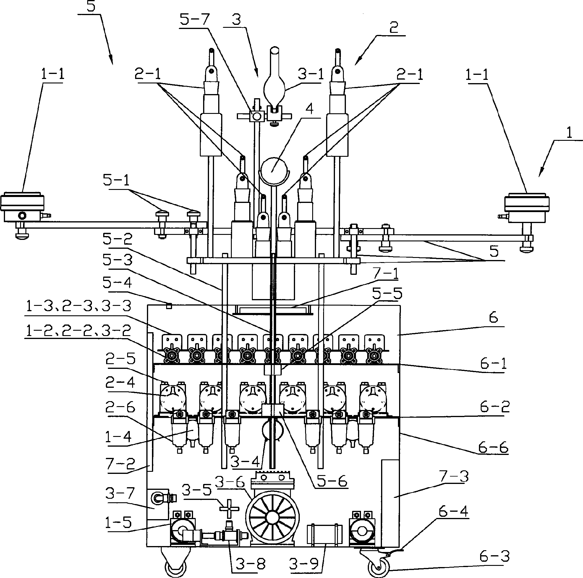 Biological detection instrument for intelligent biologic safe cabinet