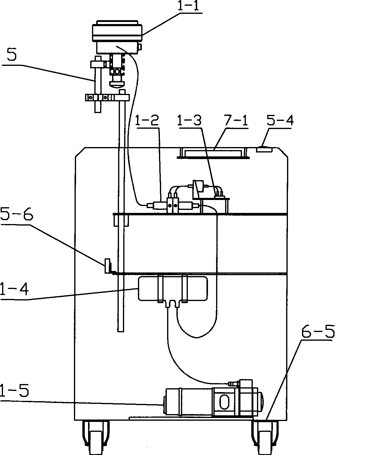 Biological detection instrument for intelligent biologic safe cabinet