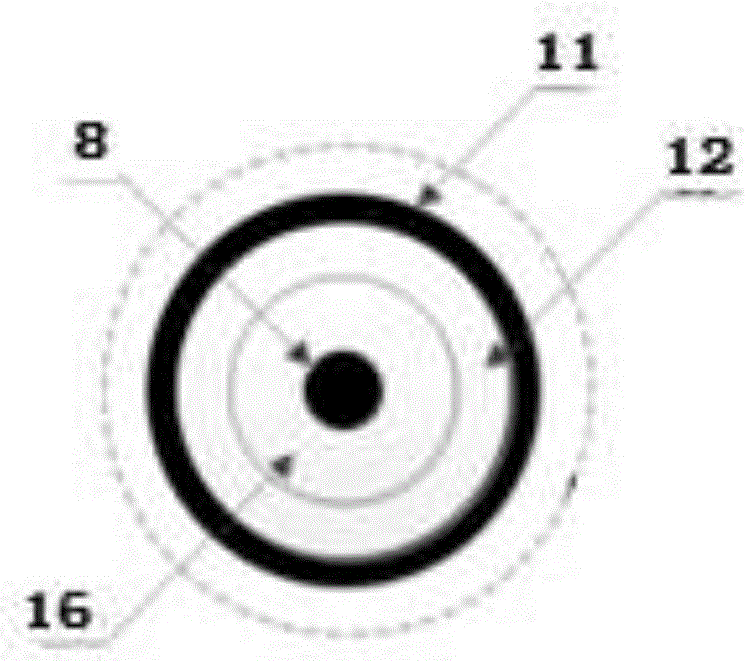 Integrated device for conducting desulfurization and denitrification on marine diesel engine tail gas