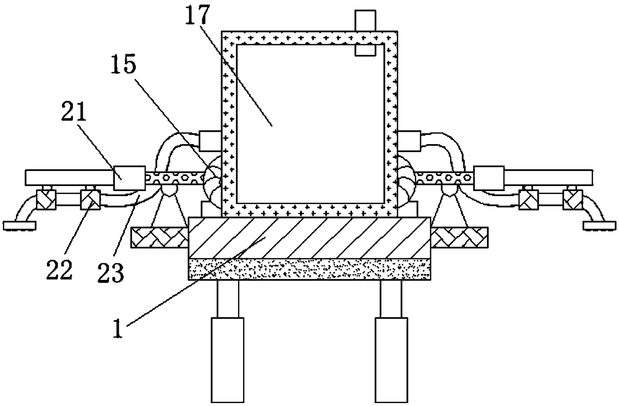 Irrigation device convenient to move for agricultural planting