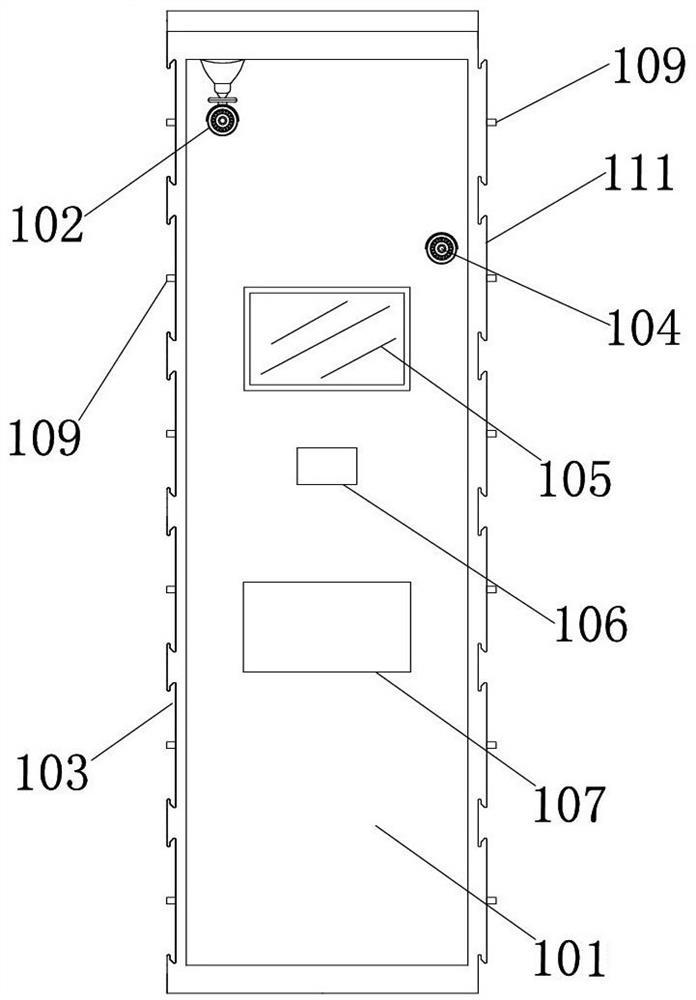 Detachable shared express delivery device and sharing method