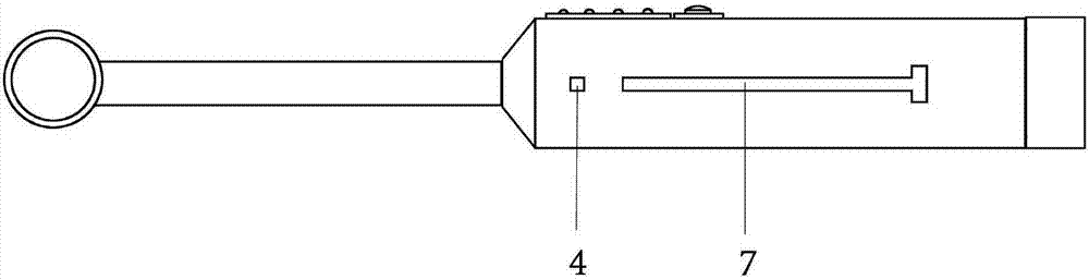 Human body knee jerk intelligent diagnosis and treatment percussion hammer based on six-axis acceleration transducer