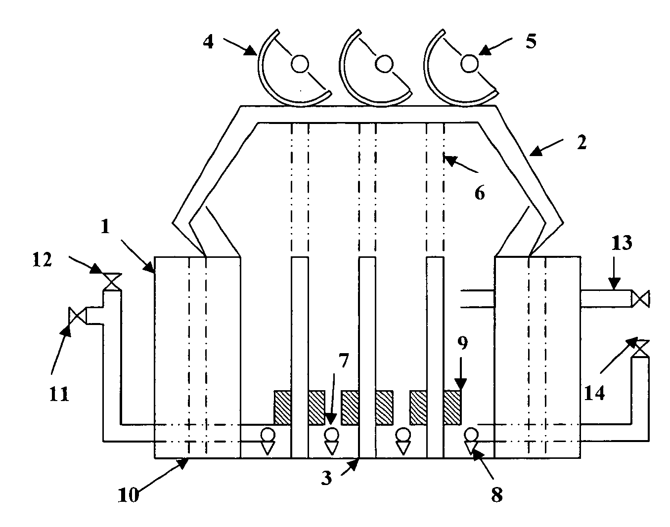 Photo bioreactor and cultivation system for improved productivity of photoautotrophic cell cultures