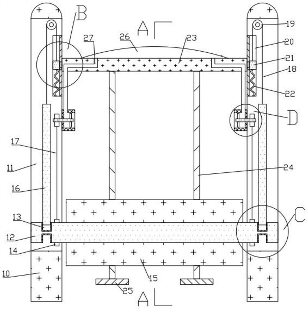 A gravity sensing limit roller