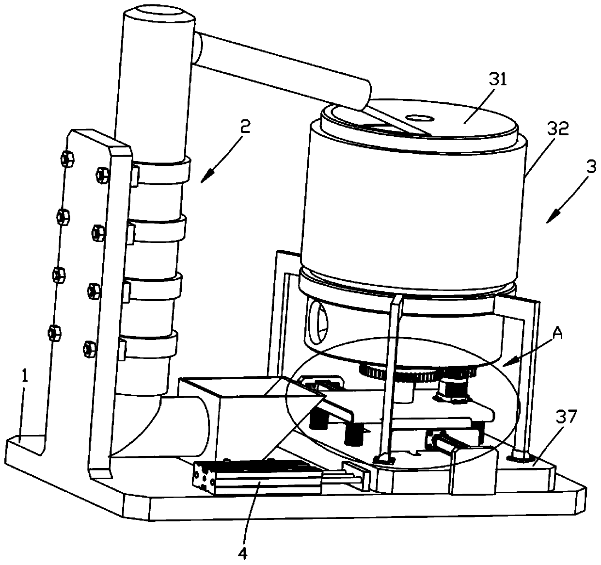 Cyclic tea leaf drying device