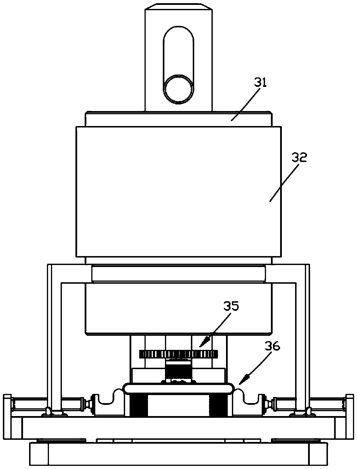 Cyclic tea leaf drying device