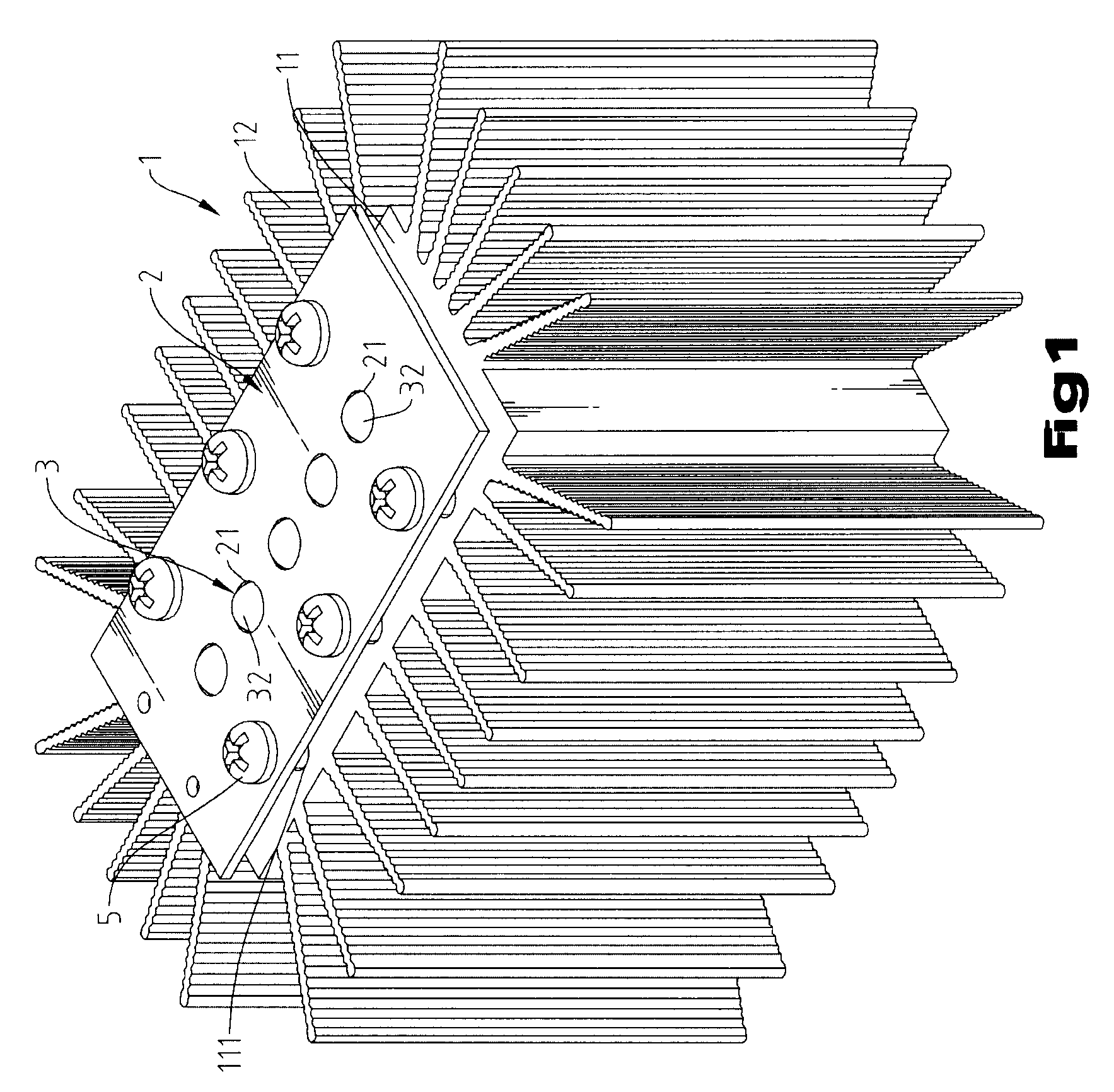 LED heat dissipation structure