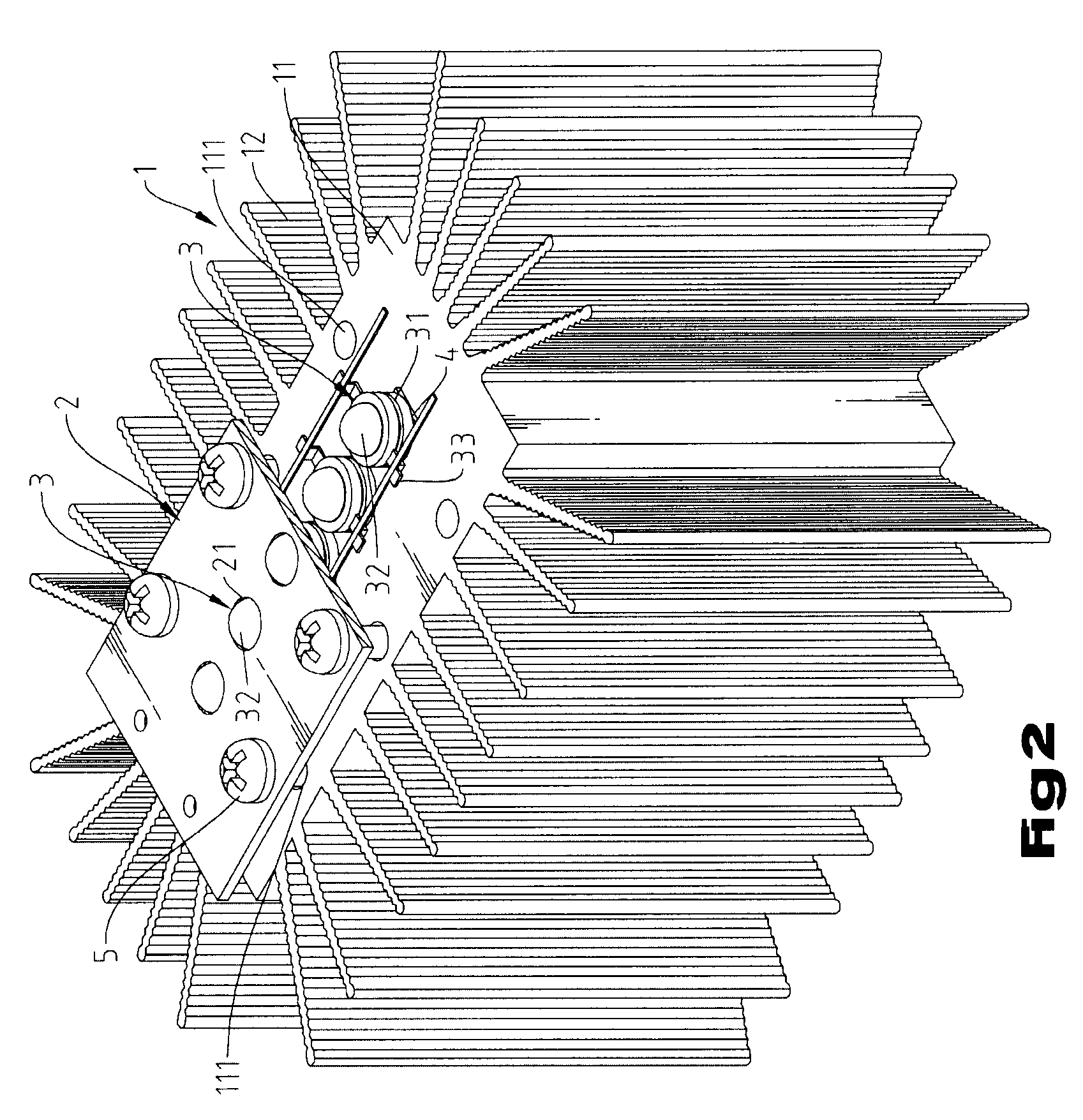 LED heat dissipation structure