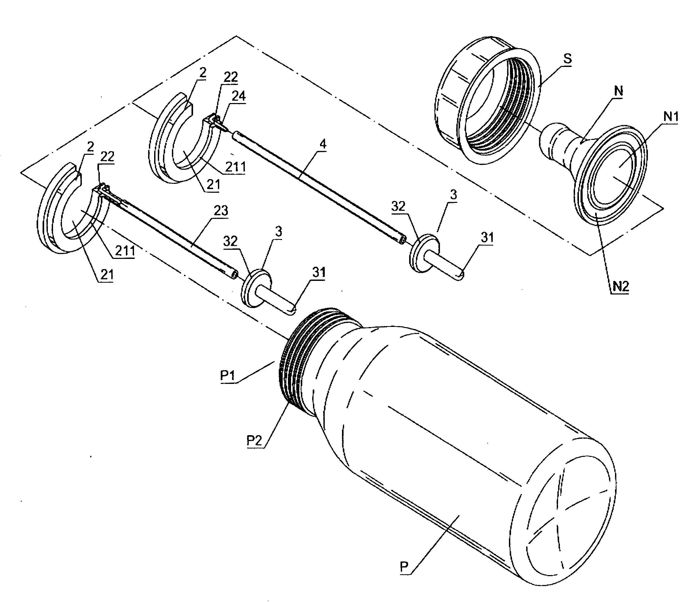 Flatulence-resisting nursing bottle air cap