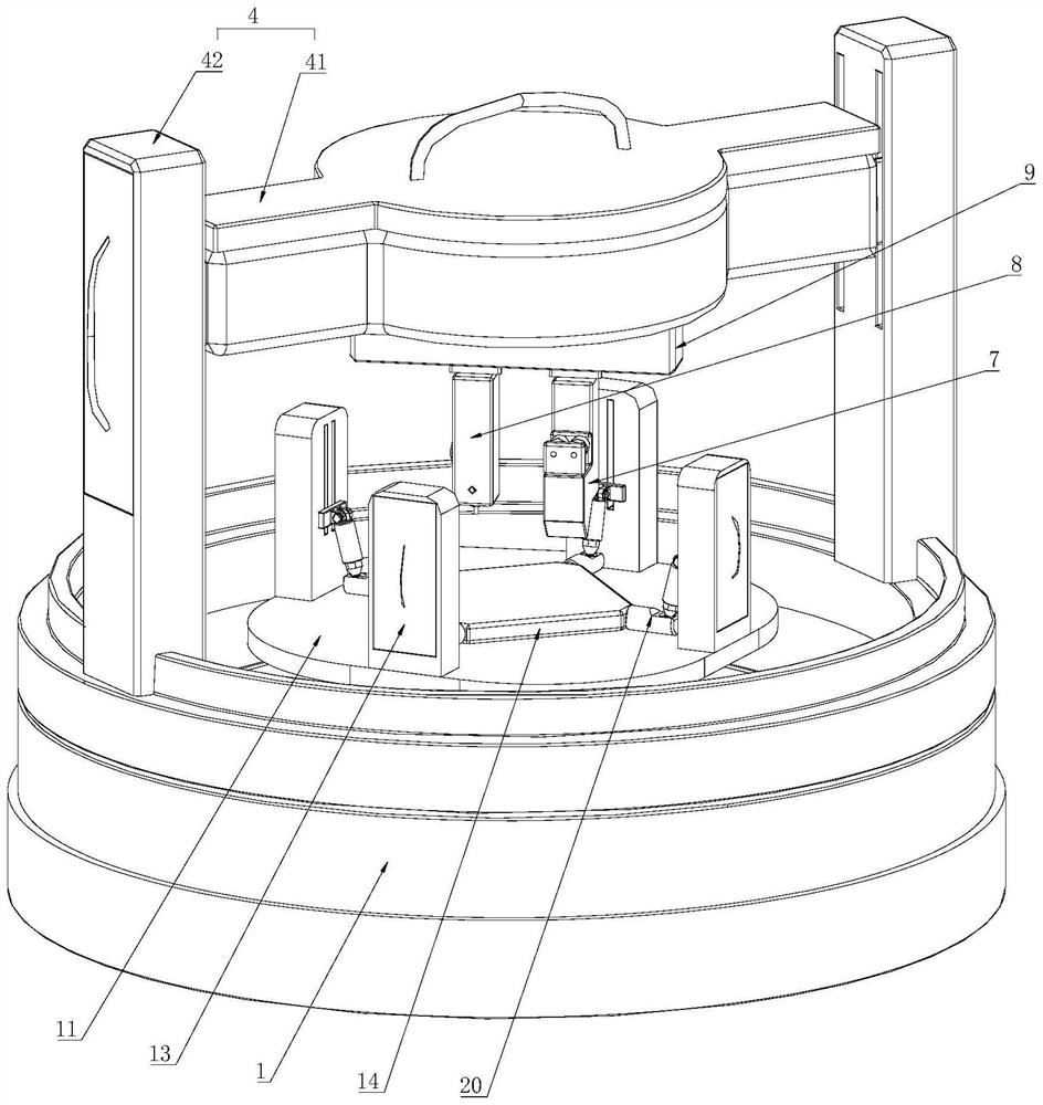 Rapid forming method and device for space curved surface