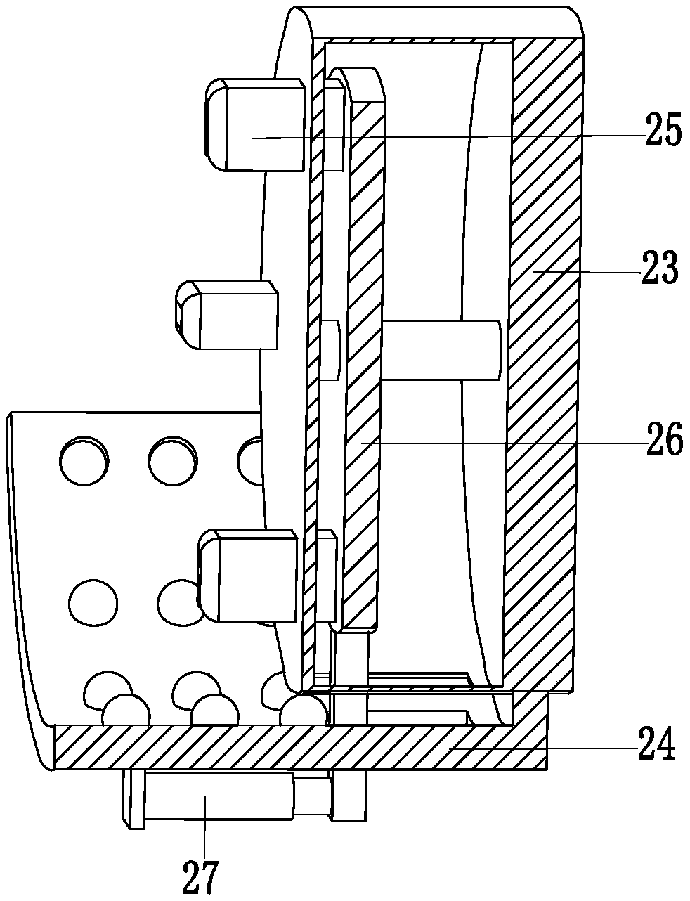 Aluminum plate automatic winding and stacking machine