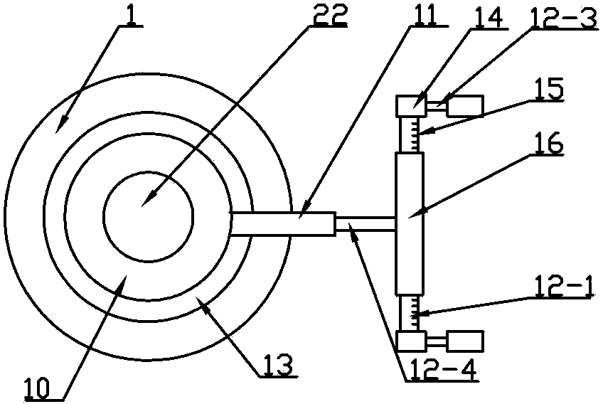 Measurer for measuring femoral offset in orthopedic operation