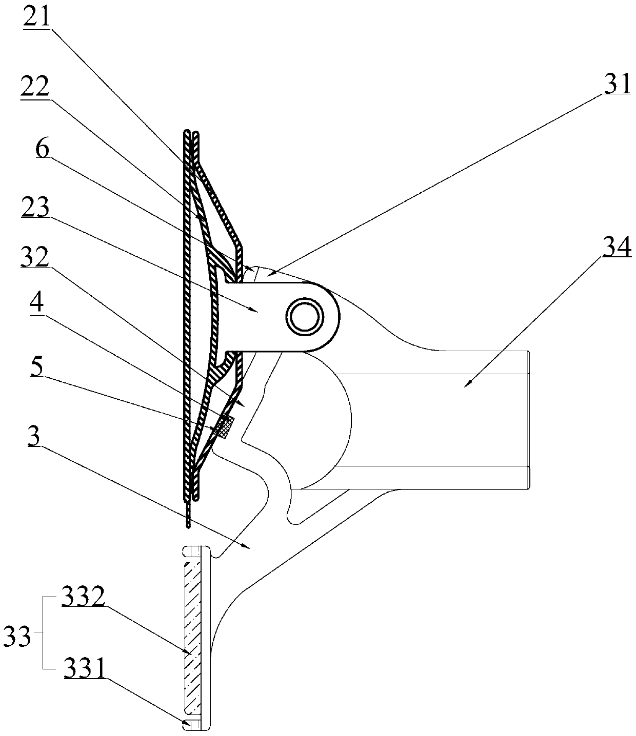 Suction disc shower curtain rod