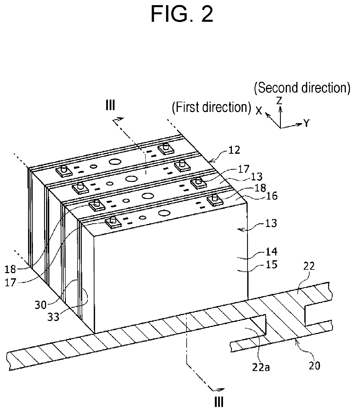 Battery module comprising a heat transfer component and a thermal expansion material between cells