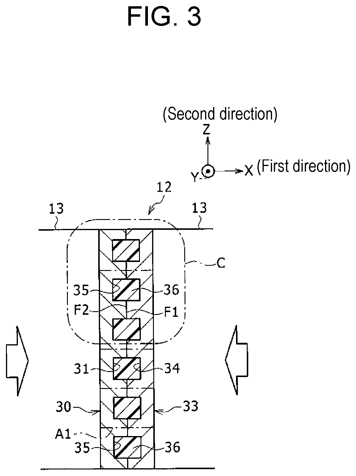 Battery module comprising a heat transfer component and a thermal expansion material between cells