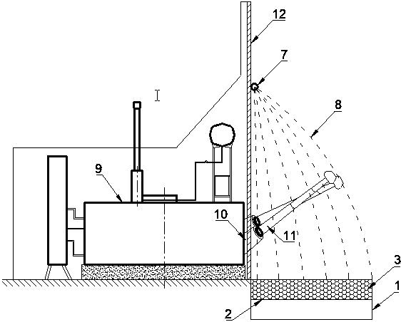 Fire protection system for valve side sleeve of extra-high voltage converter transformer and using method