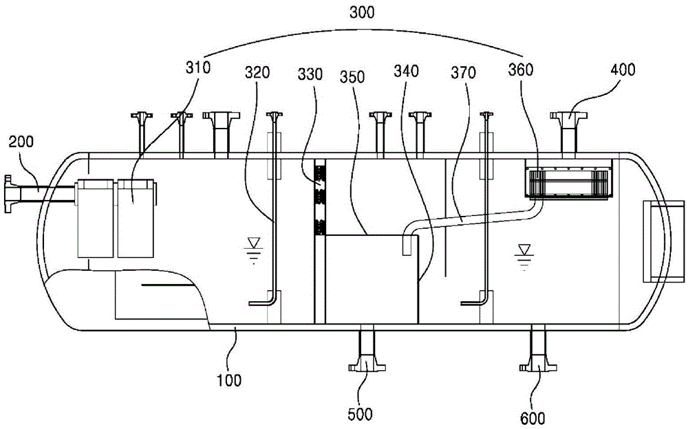 3-phase separator with high thermal efficiency