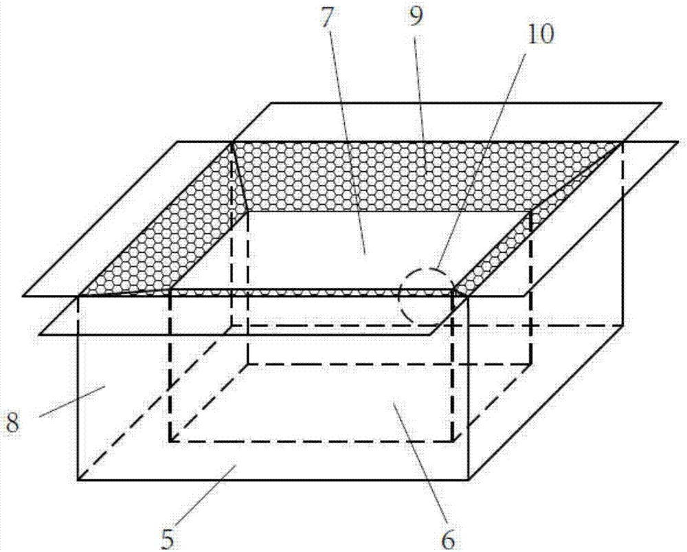 Buried rainwater shunting system