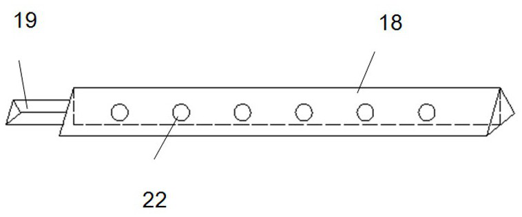 A cement mortar fluidity tester