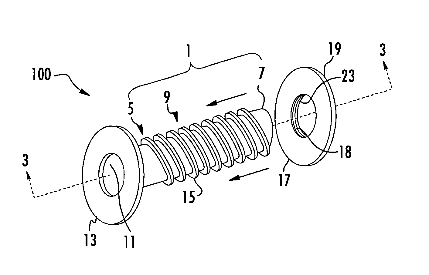 Vascular conduit device and system for implanting