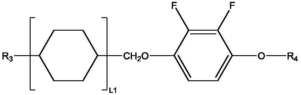 Liquid crystal composition with negative dielectric anisotropy and application thereof