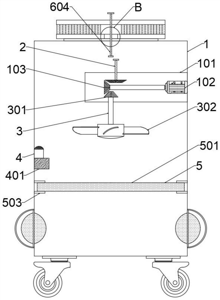 Multifunctional environment-friendly indoor air purification device