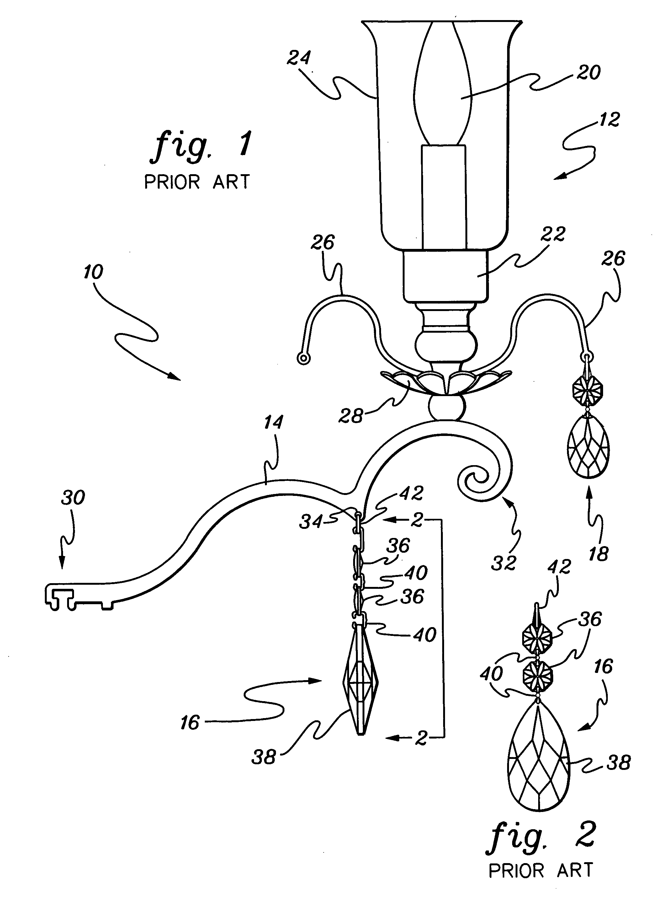 Arrangements and methods for connecting decorative ornaments