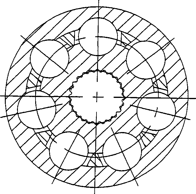 7-channel double offset cardan joint