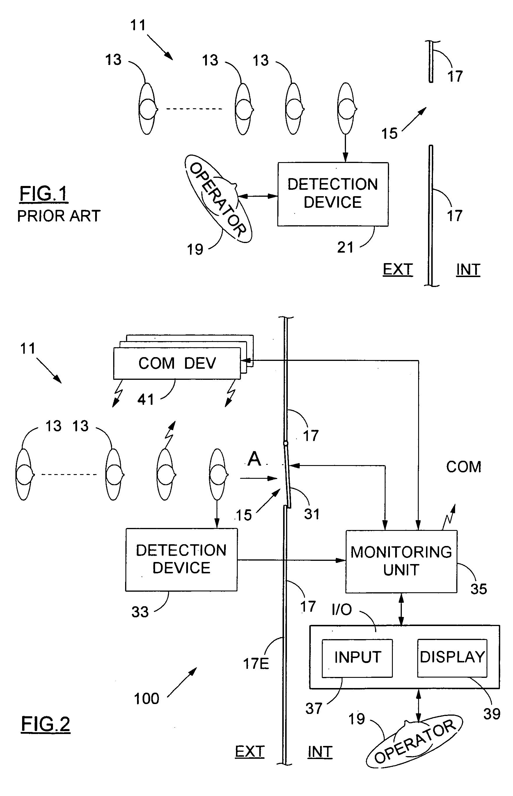 Monitoring access via a passage