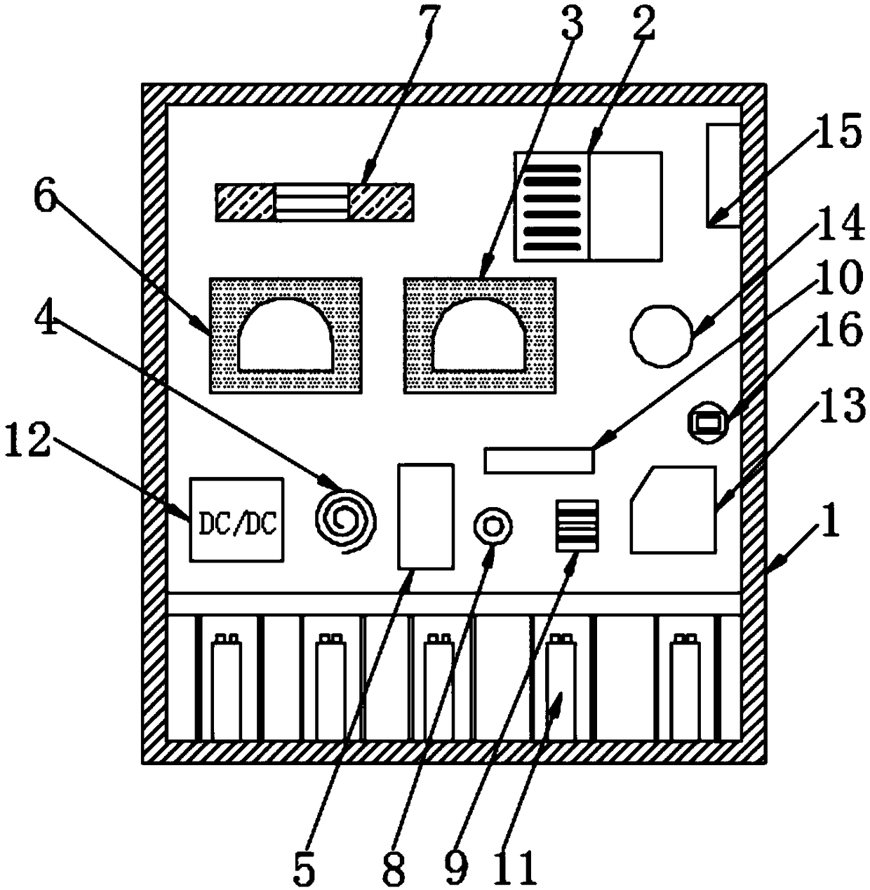 An on-line power frequency high-power UPS and an operating system thereof