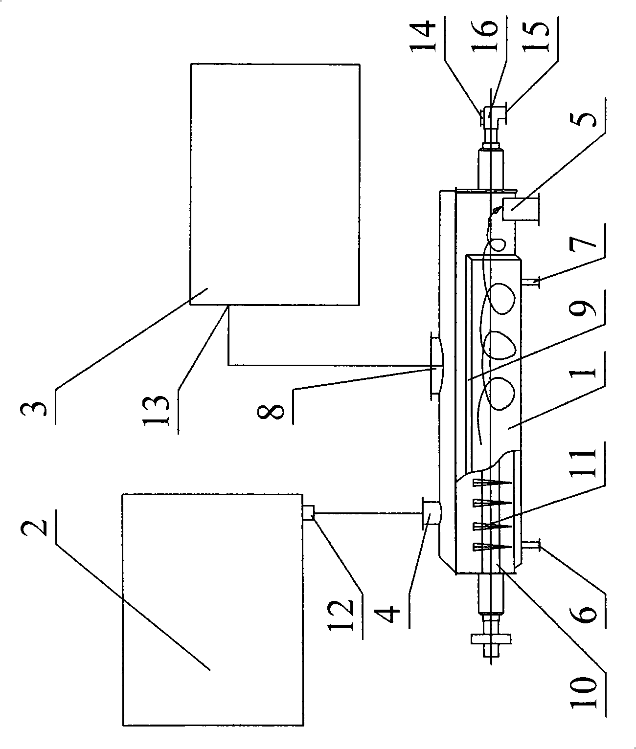 Set treatment device of sludge drying