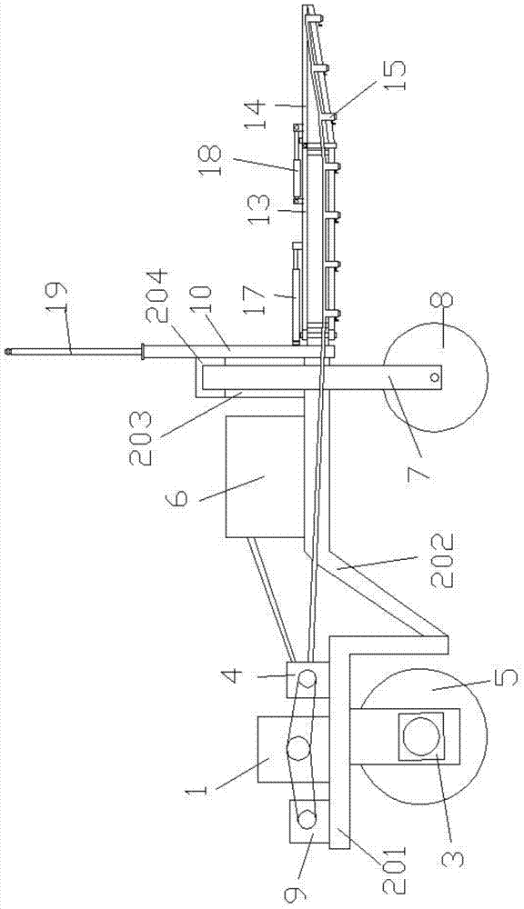 Multi-angle spraying cart