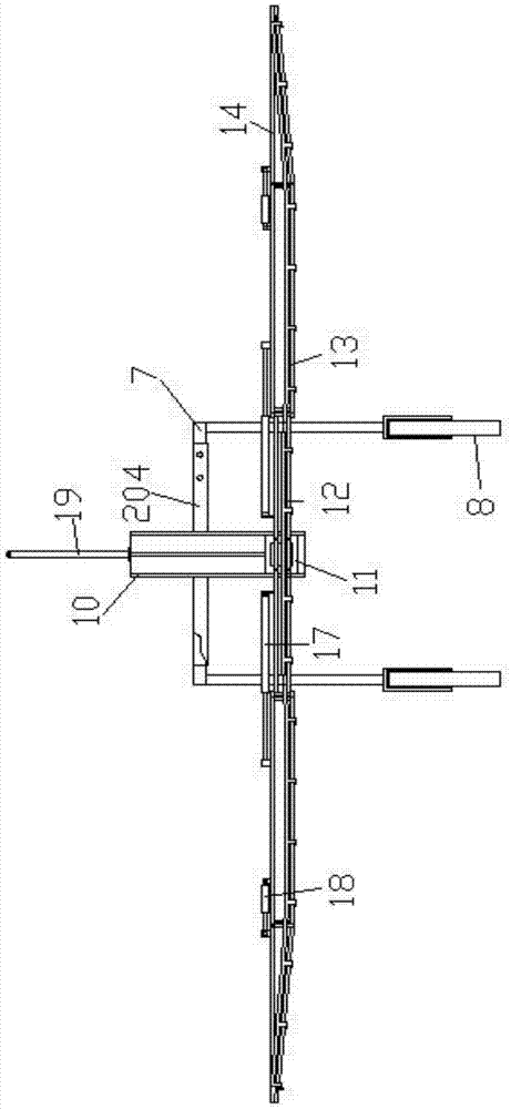 Multi-angle spraying cart