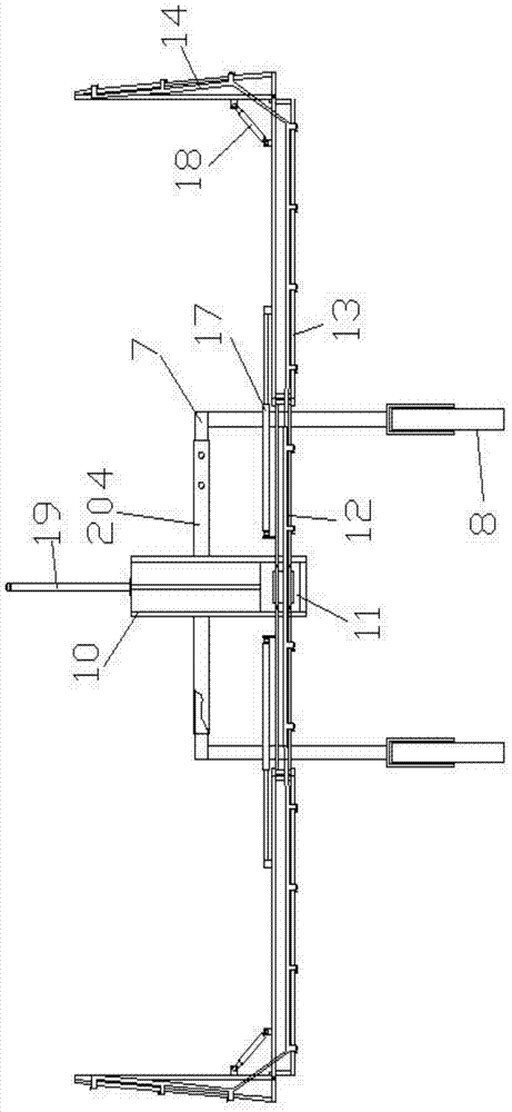 Multi-angle spraying cart